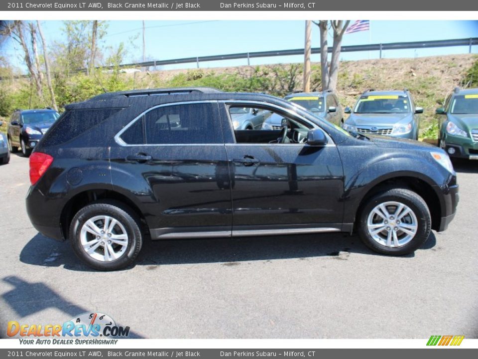 2011 Chevrolet Equinox LT AWD Black Granite Metallic / Jet Black Photo #4