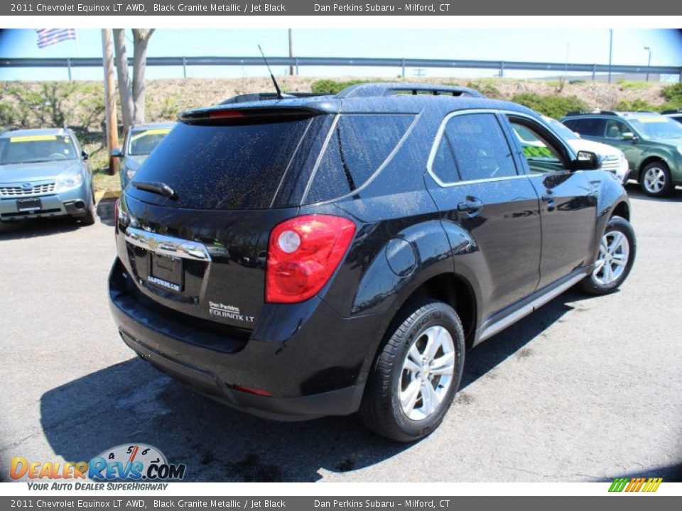 2011 Chevrolet Equinox LT AWD Black Granite Metallic / Jet Black Photo #6