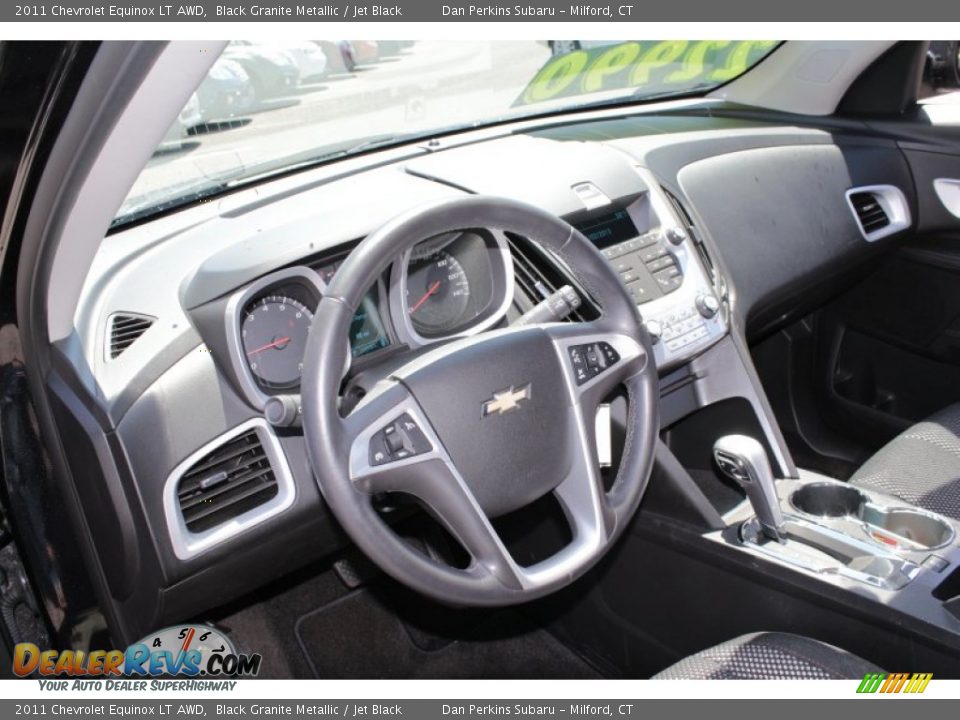 2011 Chevrolet Equinox LT AWD Black Granite Metallic / Jet Black Photo #9