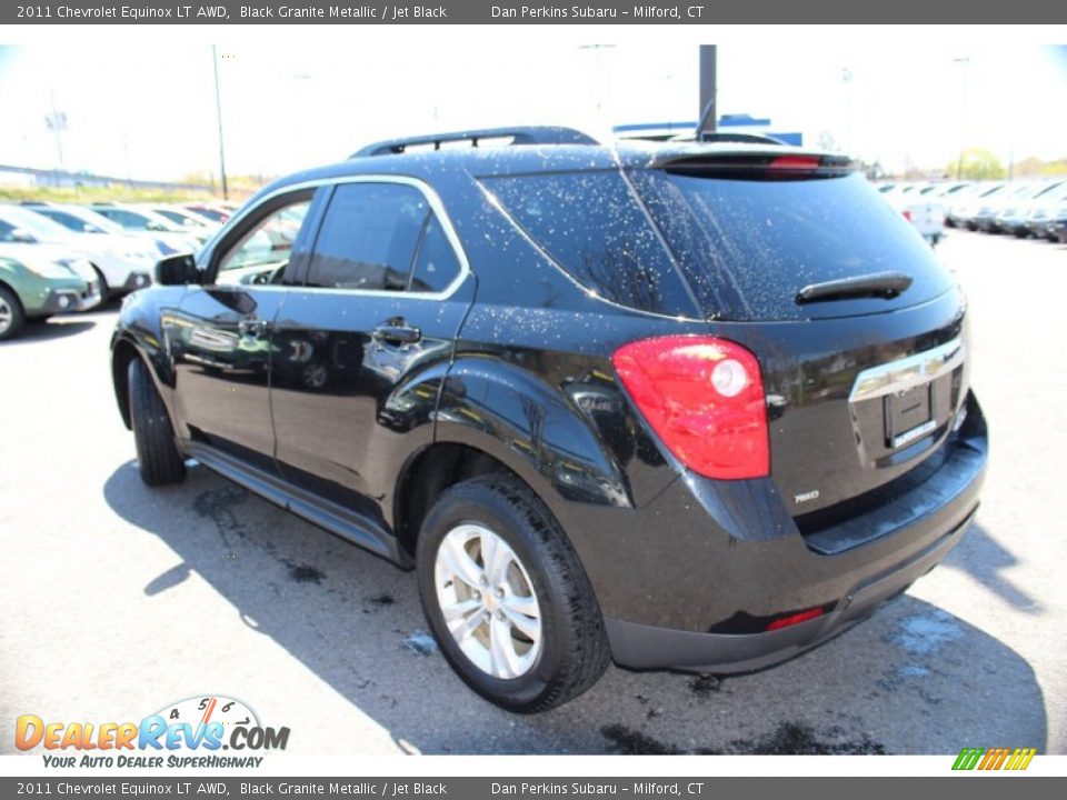 2011 Chevrolet Equinox LT AWD Black Granite Metallic / Jet Black Photo #10