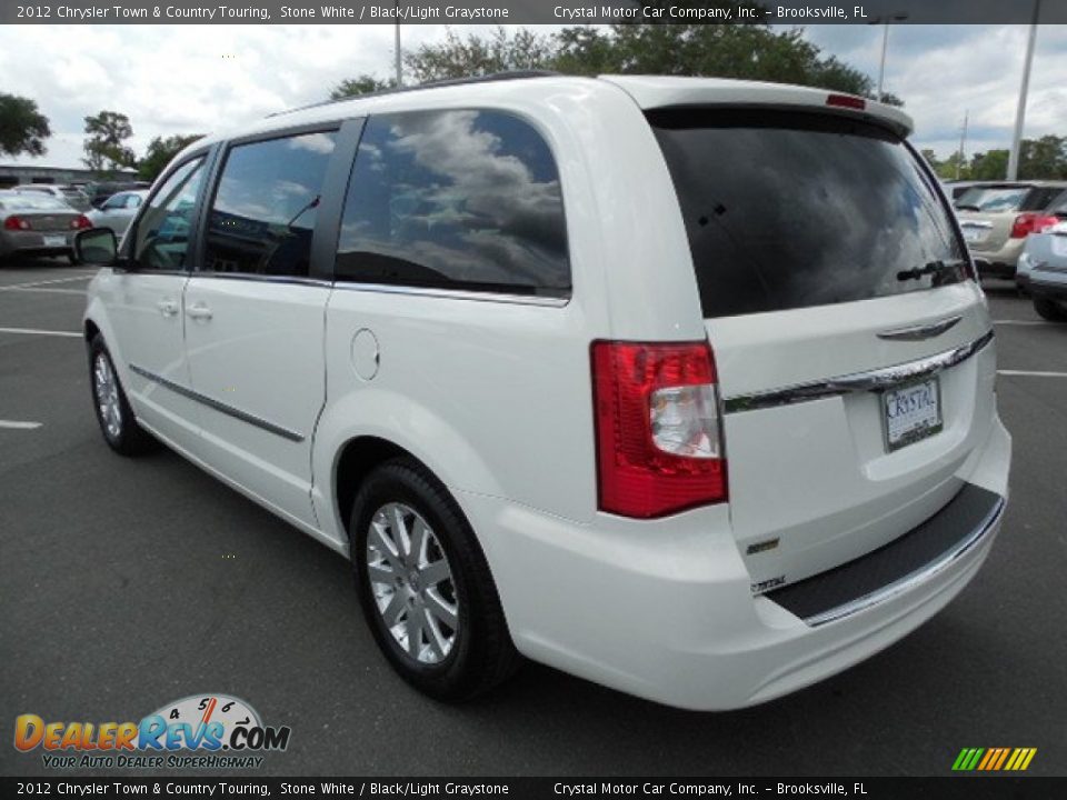 2012 Chrysler Town & Country Touring Stone White / Black/Light Graystone Photo #3