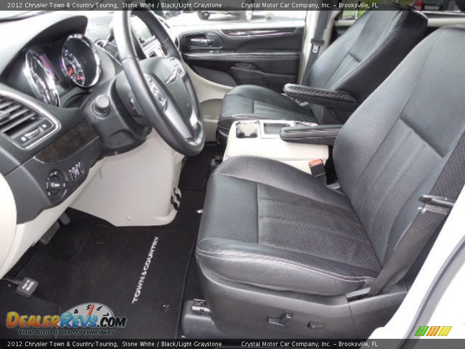 2012 Chrysler Town & Country Touring Stone White / Black/Light Graystone Photo #4