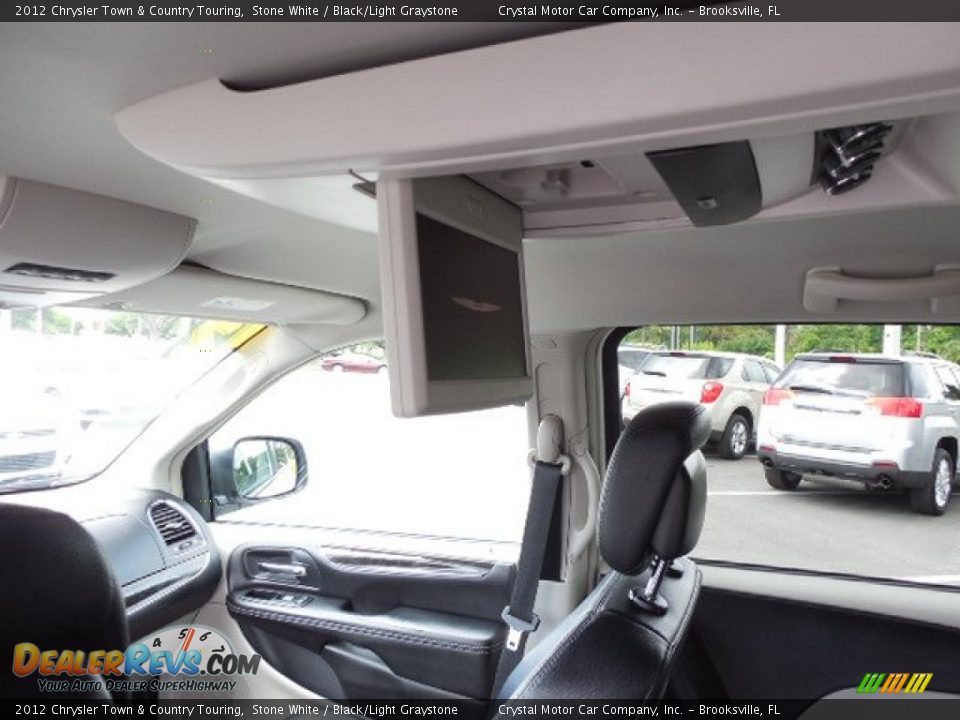2012 Chrysler Town & Country Touring Stone White / Black/Light Graystone Photo #6