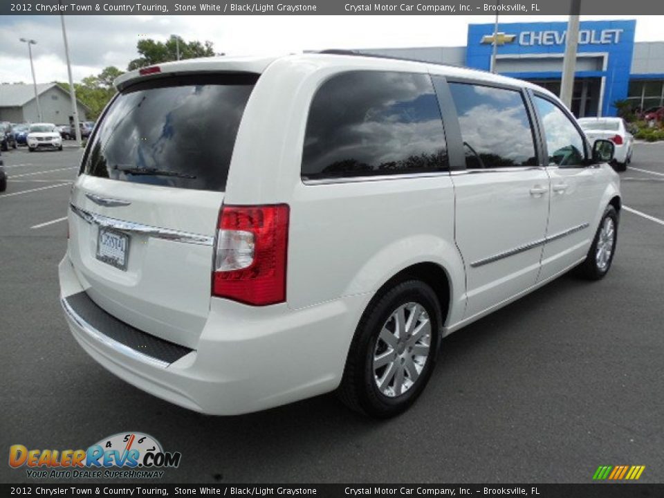 2012 Chrysler Town & Country Touring Stone White / Black/Light Graystone Photo #11