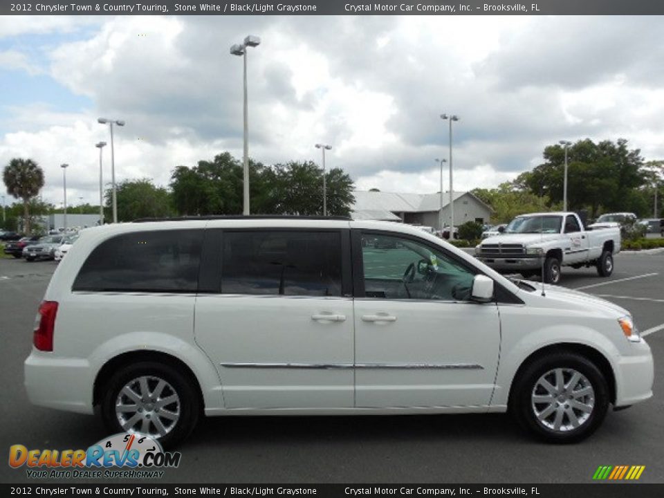 2012 Chrysler Town & Country Touring Stone White / Black/Light Graystone Photo #12