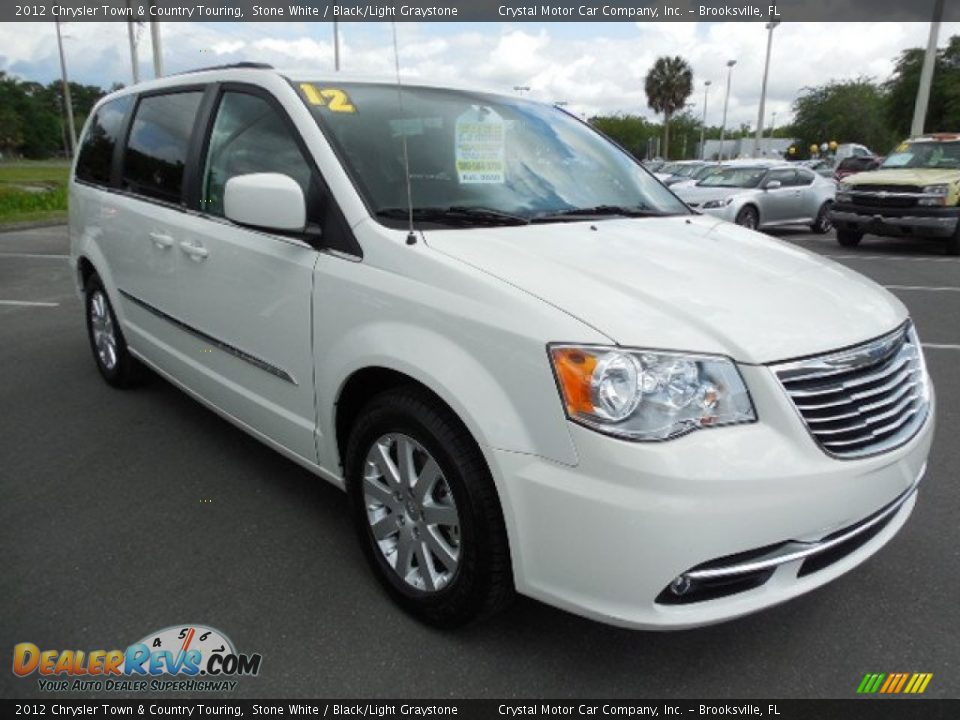 2012 Chrysler Town & Country Touring Stone White / Black/Light Graystone Photo #13