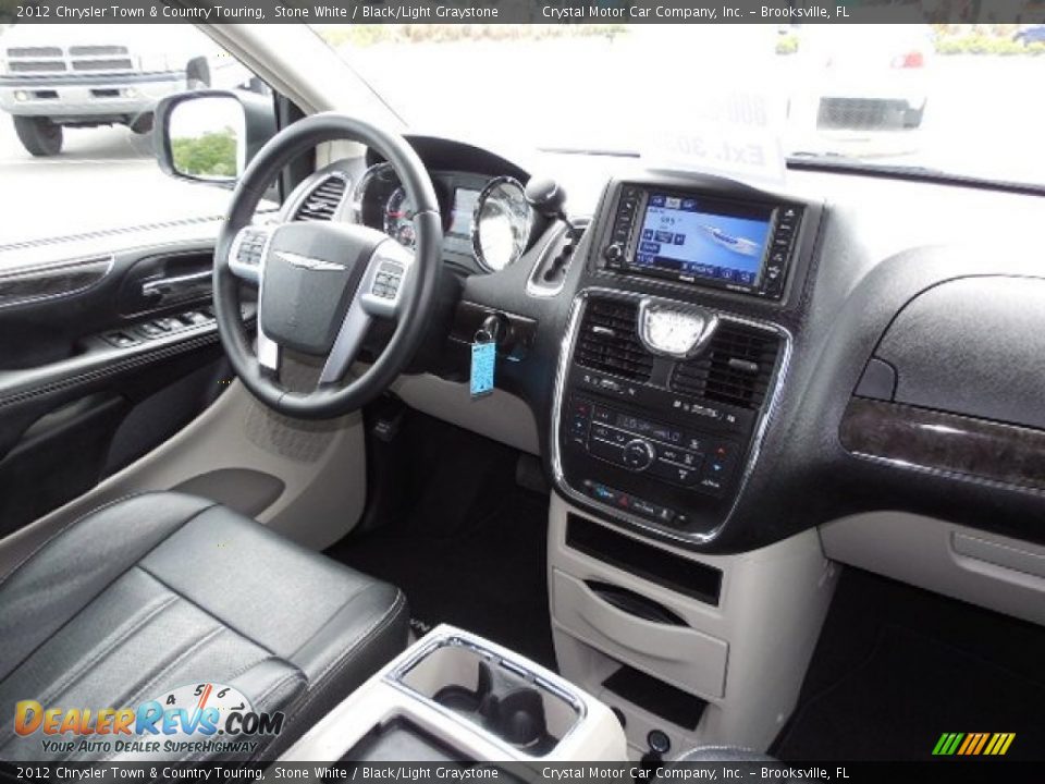 2012 Chrysler Town & Country Touring Stone White / Black/Light Graystone Photo #14