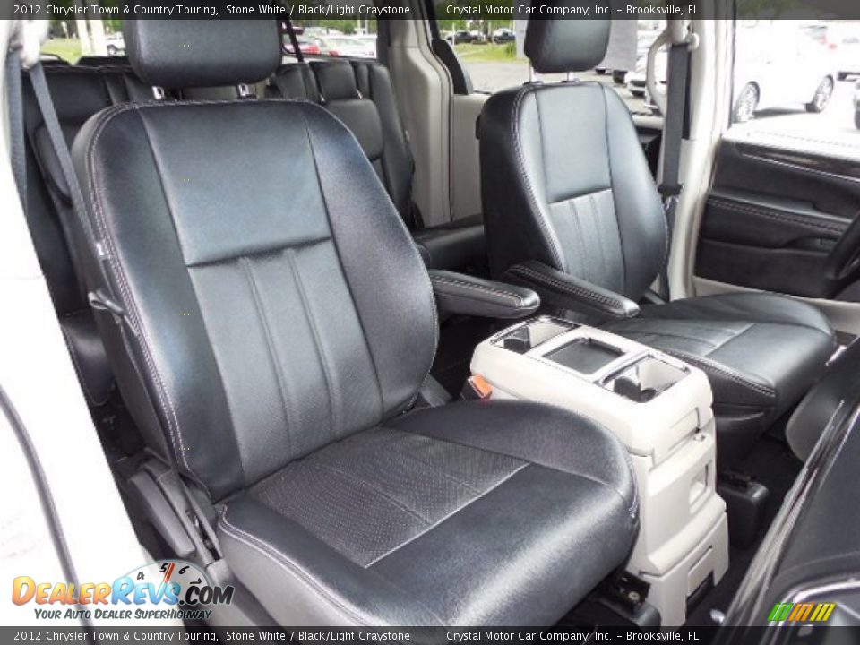 2012 Chrysler Town & Country Touring Stone White / Black/Light Graystone Photo #15