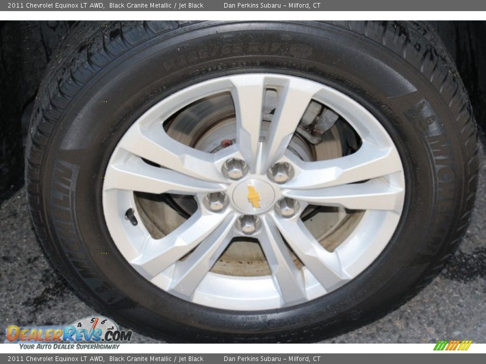 2011 Chevrolet Equinox LT AWD Black Granite Metallic / Jet Black Photo #21