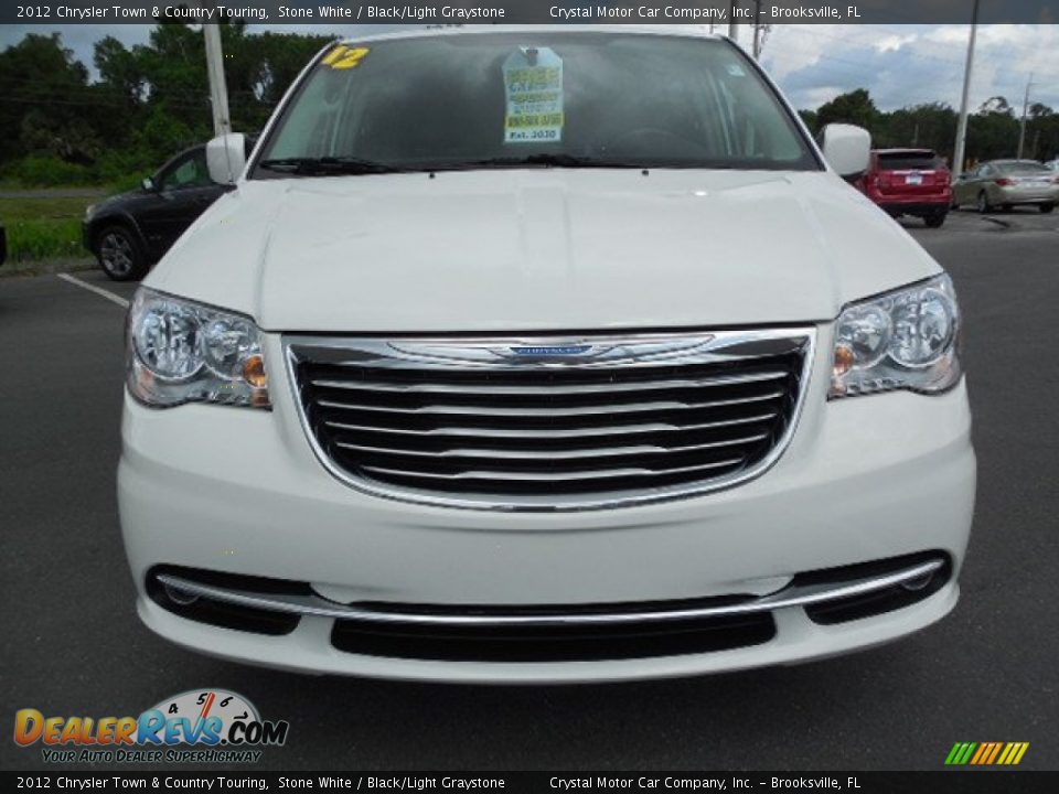 2012 Chrysler Town & Country Touring Stone White / Black/Light Graystone Photo #16