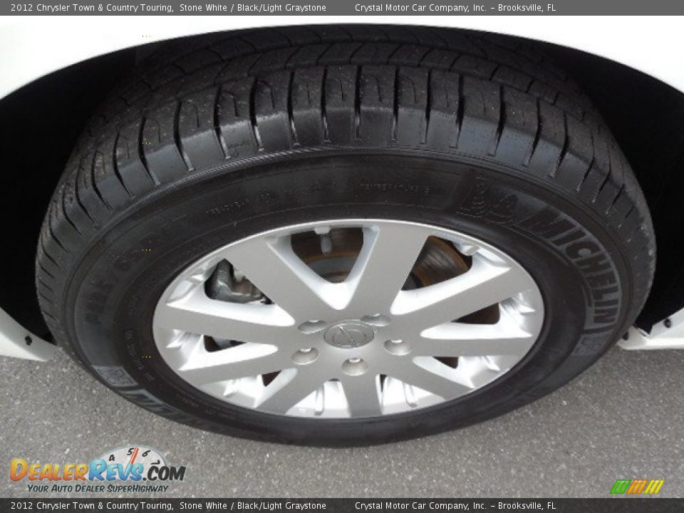 2012 Chrysler Town & Country Touring Stone White / Black/Light Graystone Photo #17