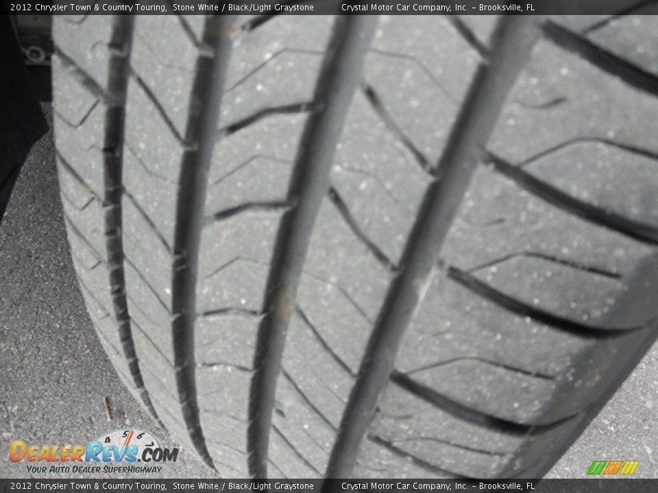 2012 Chrysler Town & Country Touring Stone White / Black/Light Graystone Photo #18