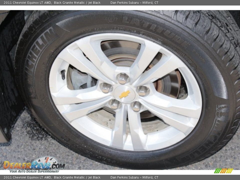 2011 Chevrolet Equinox LT AWD Black Granite Metallic / Jet Black Photo #23