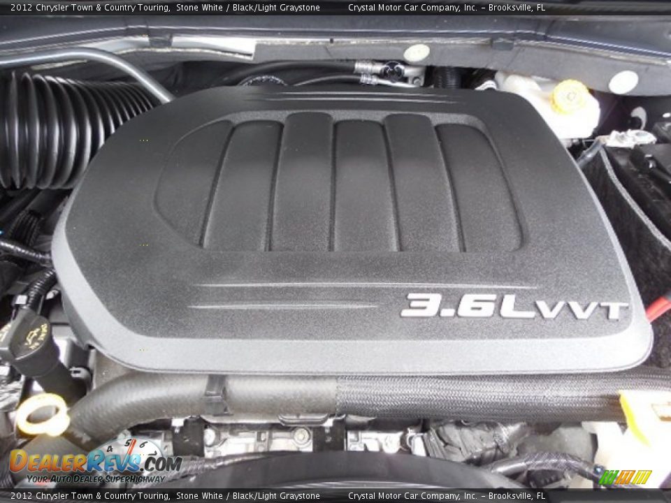 2012 Chrysler Town & Country Touring Stone White / Black/Light Graystone Photo #19