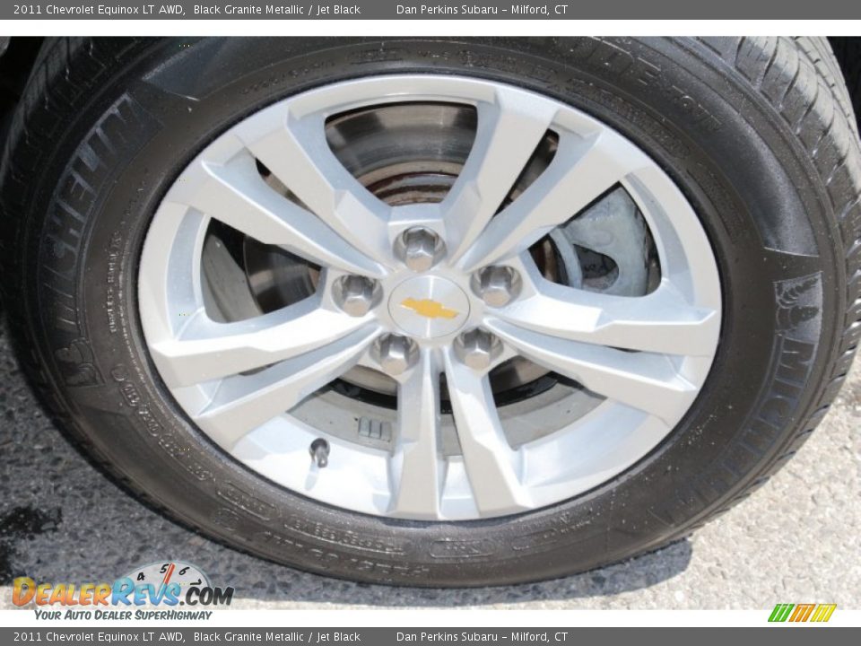 2011 Chevrolet Equinox LT AWD Black Granite Metallic / Jet Black Photo #24