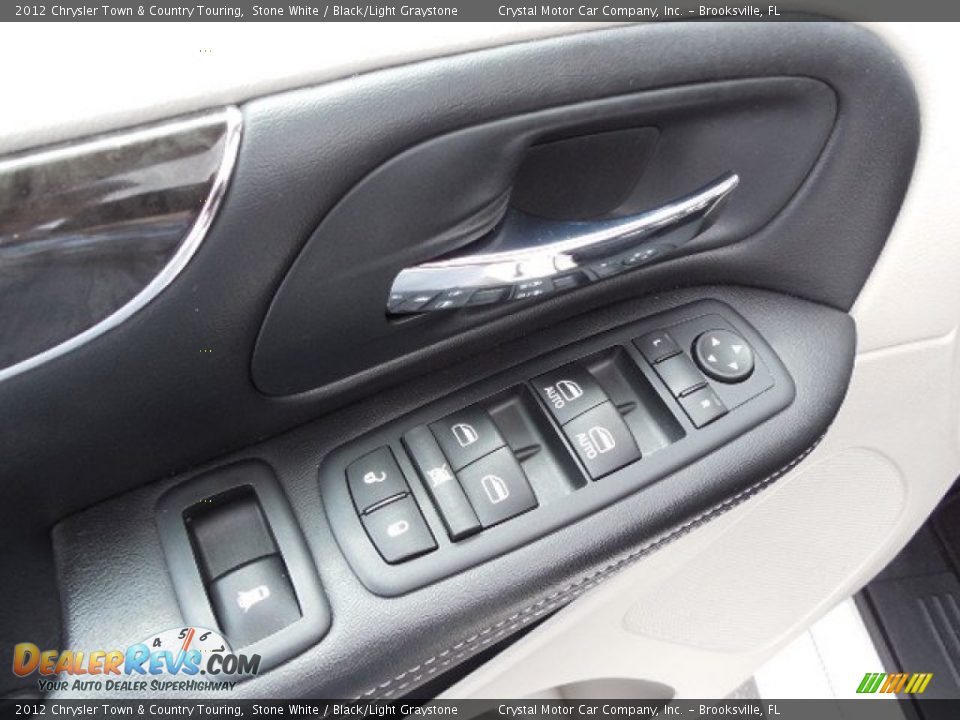 2012 Chrysler Town & Country Touring Stone White / Black/Light Graystone Photo #20