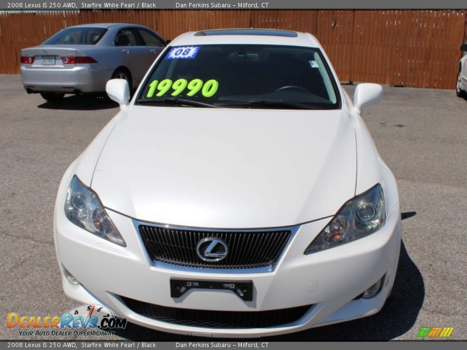 2008 Lexus IS 250 AWD Starfire White Pearl / Black Photo #2