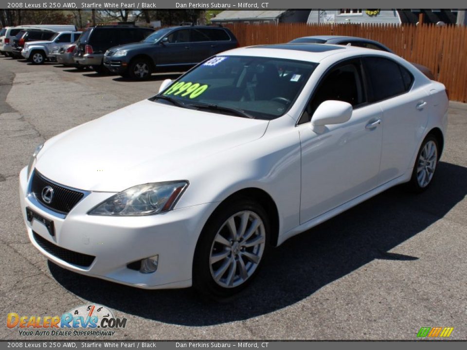 2008 Lexus IS 250 AWD Starfire White Pearl / Black Photo #3