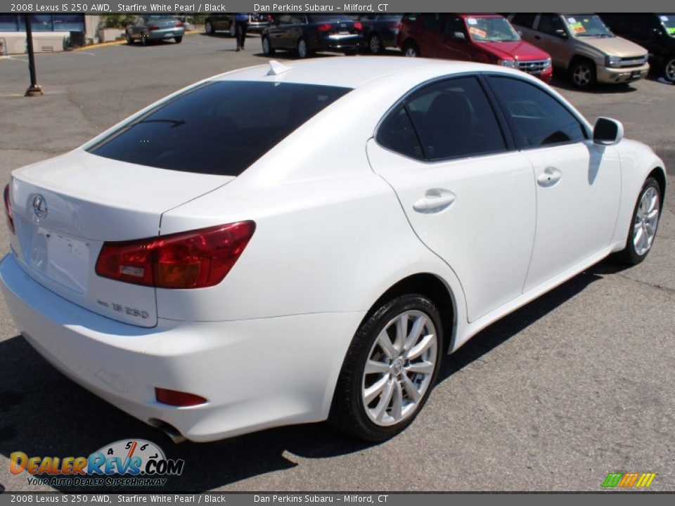 2008 Lexus IS 250 AWD Starfire White Pearl / Black Photo #6