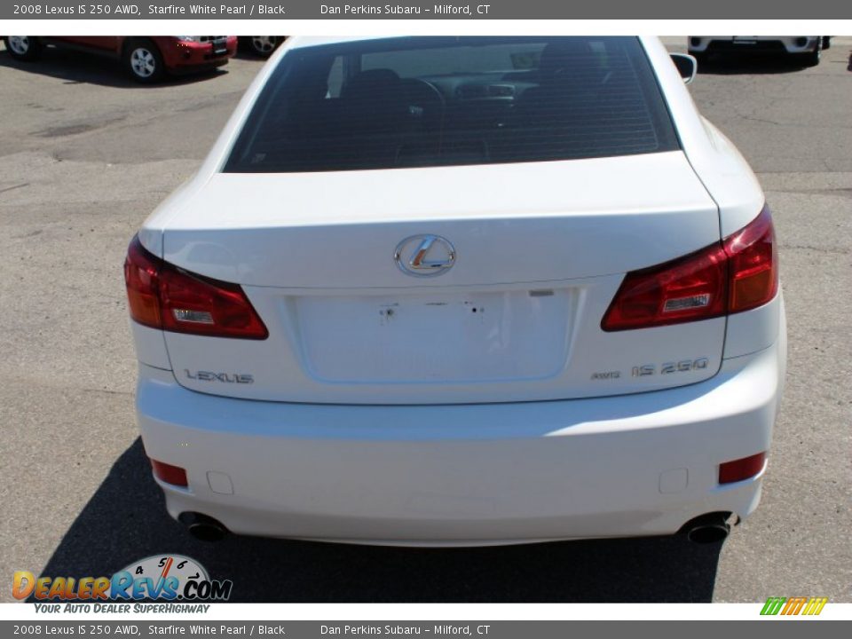 2008 Lexus IS 250 AWD Starfire White Pearl / Black Photo #7