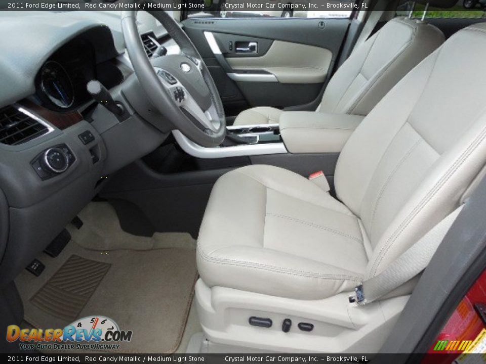 Medium Light Stone Interior - 2011 Ford Edge Limited Photo #4