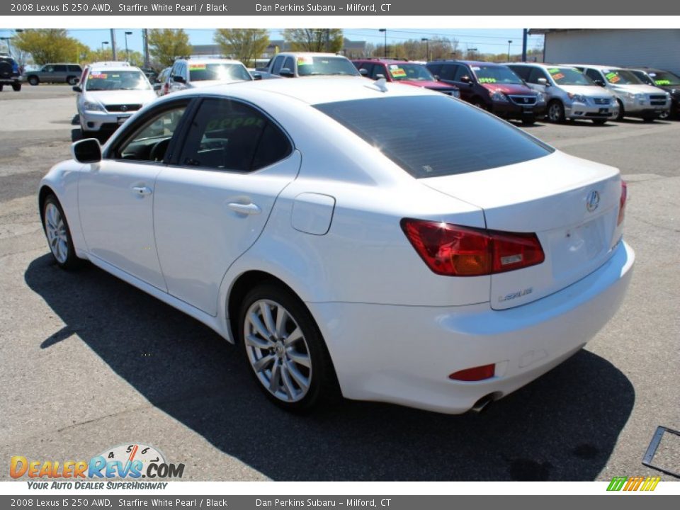 2008 Lexus IS 250 AWD Starfire White Pearl / Black Photo #10