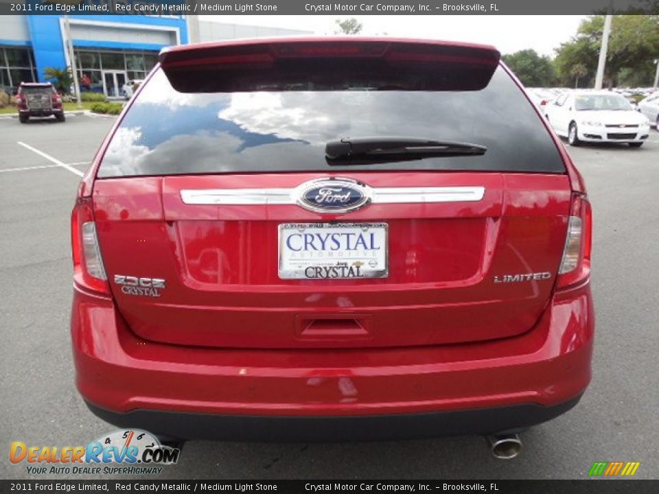 2011 Ford Edge Limited Red Candy Metallic / Medium Light Stone Photo #8