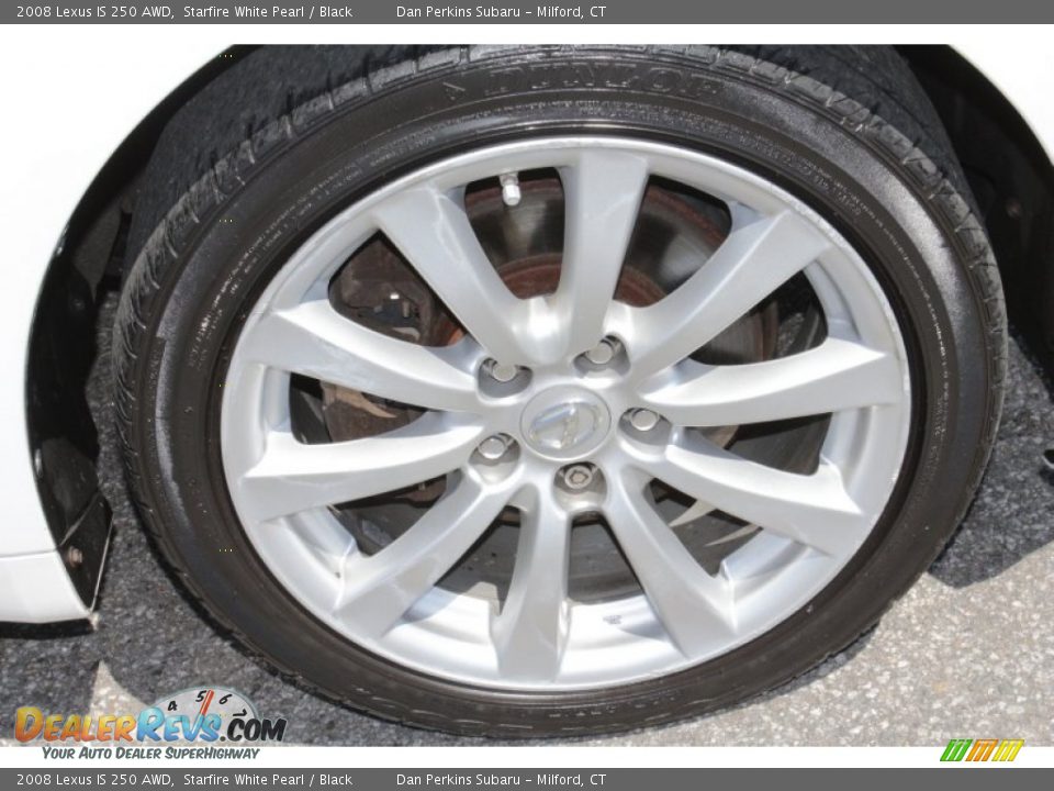 2008 Lexus IS 250 AWD Starfire White Pearl / Black Photo #18