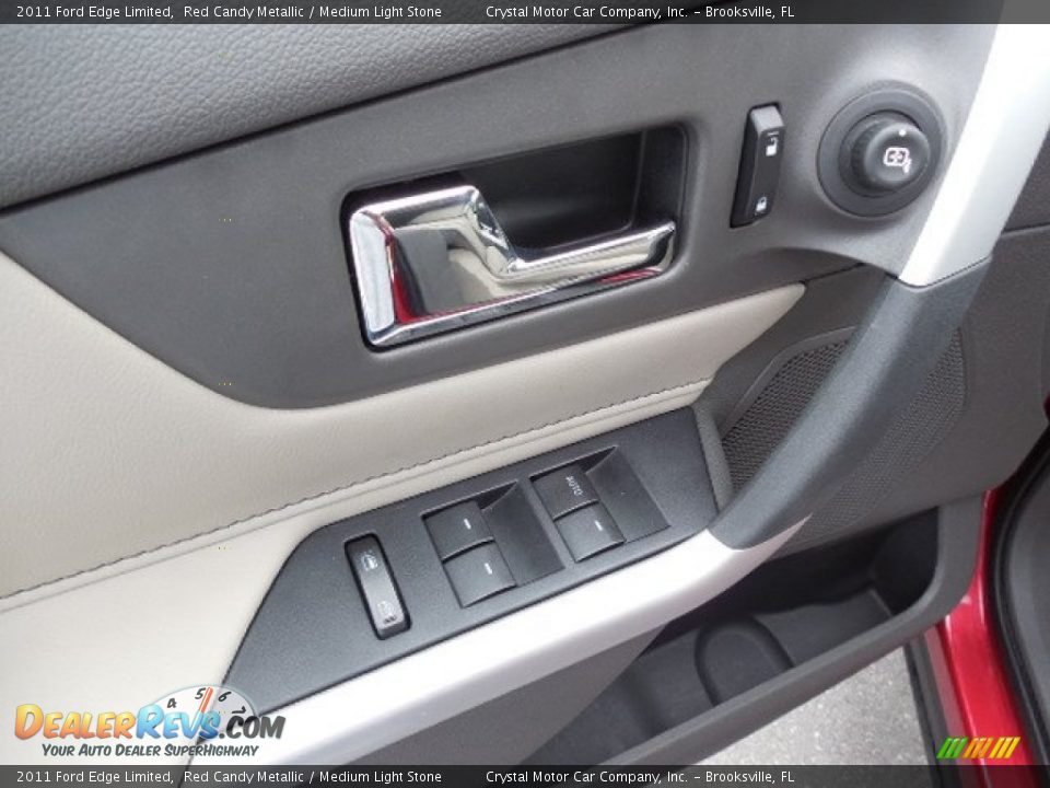 2011 Ford Edge Limited Red Candy Metallic / Medium Light Stone Photo #18