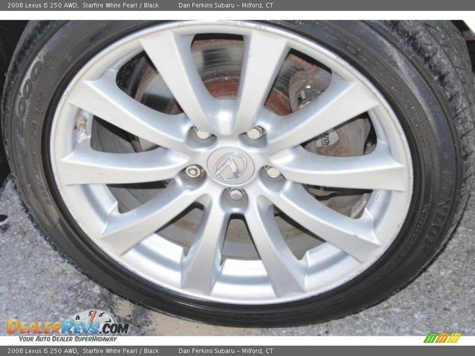 2008 Lexus IS 250 AWD Starfire White Pearl / Black Photo #19