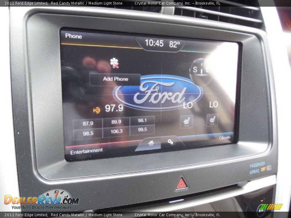 2011 Ford Edge Limited Red Candy Metallic / Medium Light Stone Photo #20