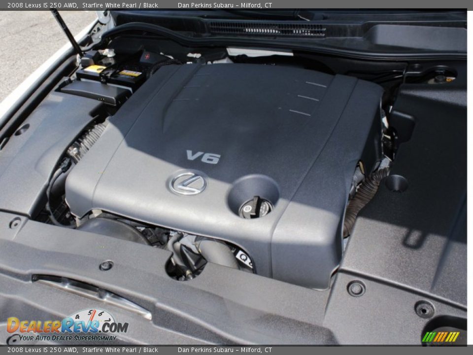 2008 Lexus IS 250 AWD Starfire White Pearl / Black Photo #24