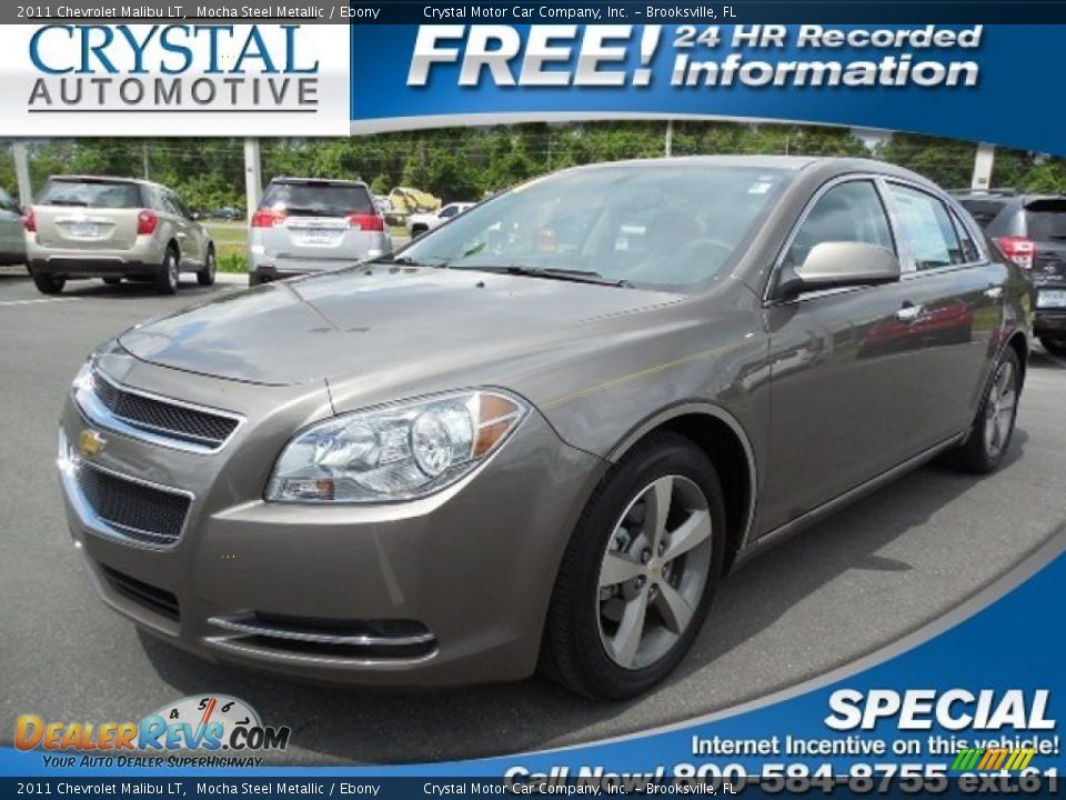 2011 Chevrolet Malibu LT Mocha Steel Metallic / Ebony Photo #1
