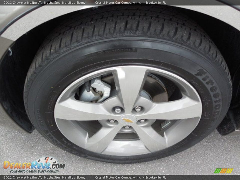 2011 Chevrolet Malibu LT Mocha Steel Metallic / Ebony Photo #14