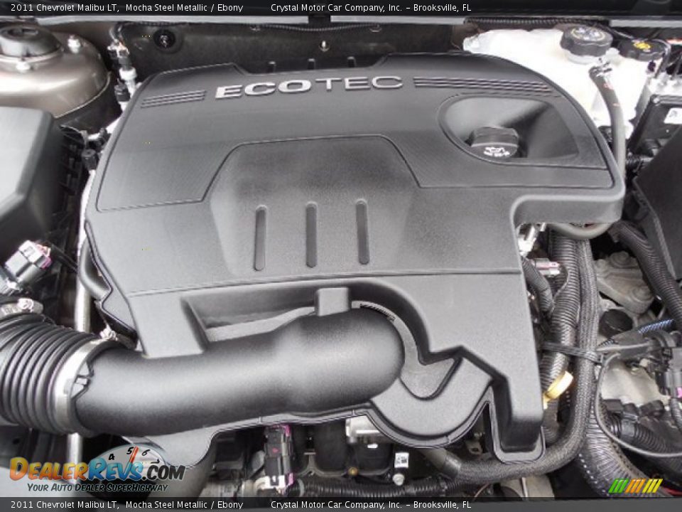 2011 Chevrolet Malibu LT Mocha Steel Metallic / Ebony Photo #16