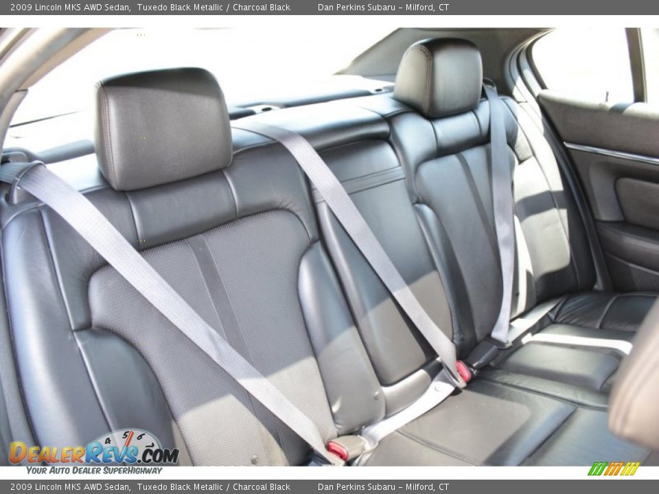 2009 Lincoln MKS AWD Sedan Tuxedo Black Metallic / Charcoal Black Photo #14
