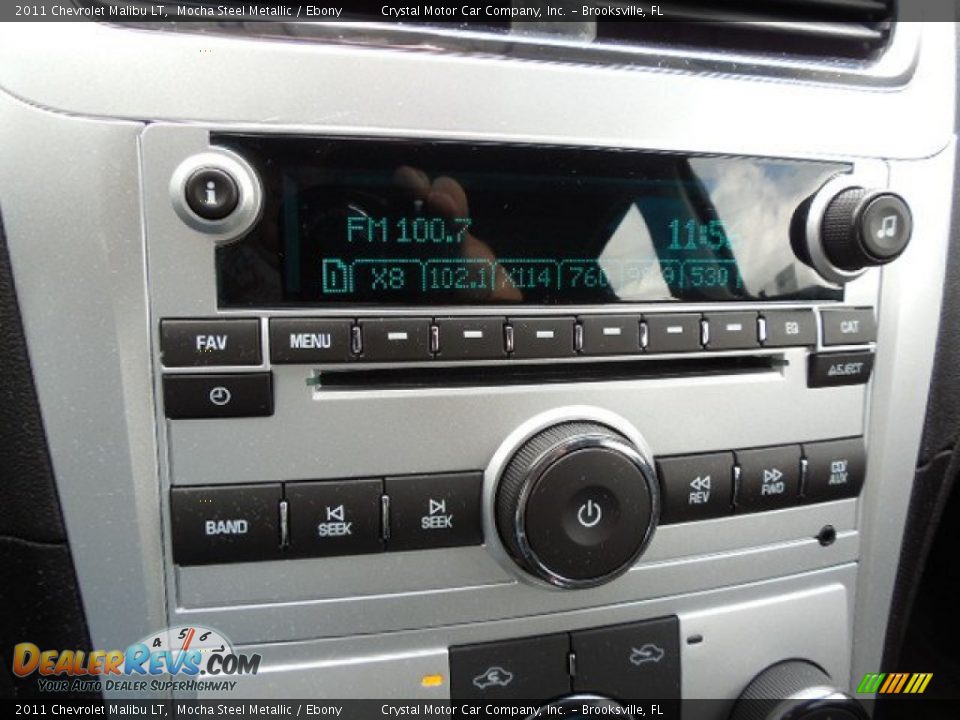 2011 Chevrolet Malibu LT Mocha Steel Metallic / Ebony Photo #19