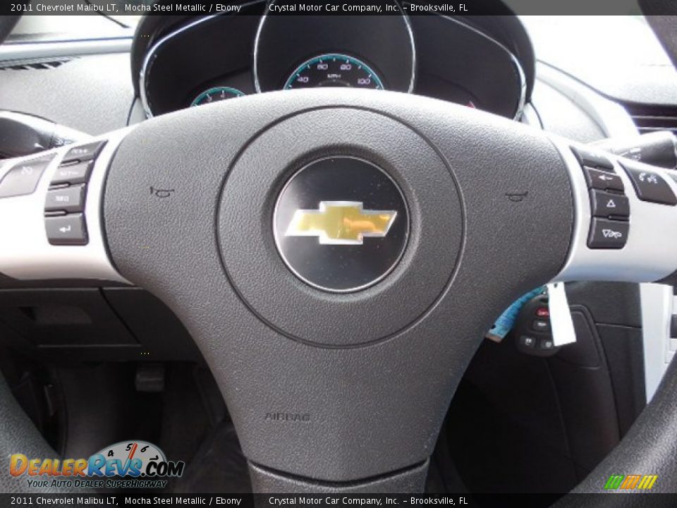 2011 Chevrolet Malibu LT Mocha Steel Metallic / Ebony Photo #21