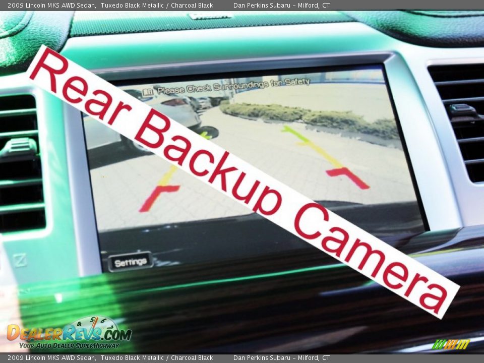 2009 Lincoln MKS AWD Sedan Tuxedo Black Metallic / Charcoal Black Photo #18