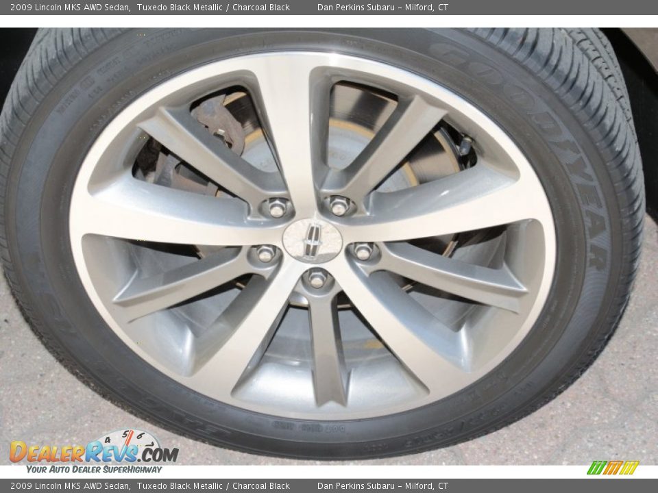 2009 Lincoln MKS AWD Sedan Tuxedo Black Metallic / Charcoal Black Photo #20