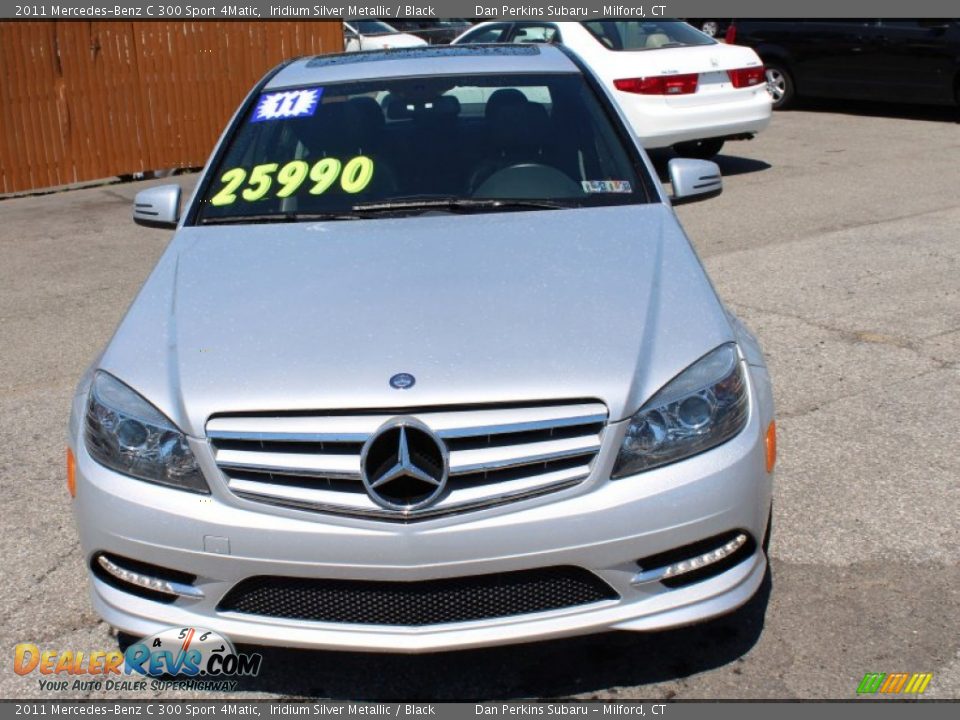 2011 Mercedes-Benz C 300 Sport 4Matic Iridium Silver Metallic / Black Photo #2