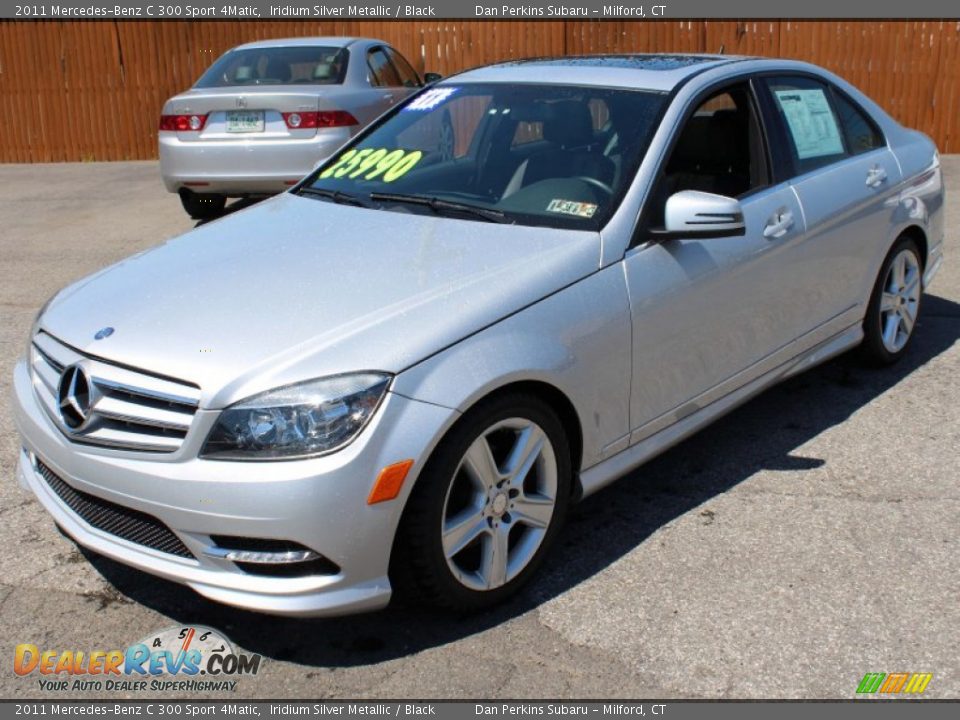 2011 Mercedes-Benz C 300 Sport 4Matic Iridium Silver Metallic / Black Photo #3