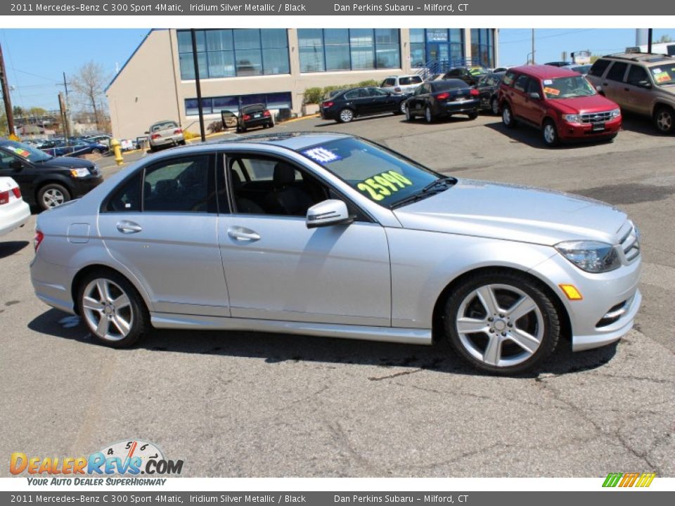 2011 Mercedes-Benz C 300 Sport 4Matic Iridium Silver Metallic / Black Photo #4