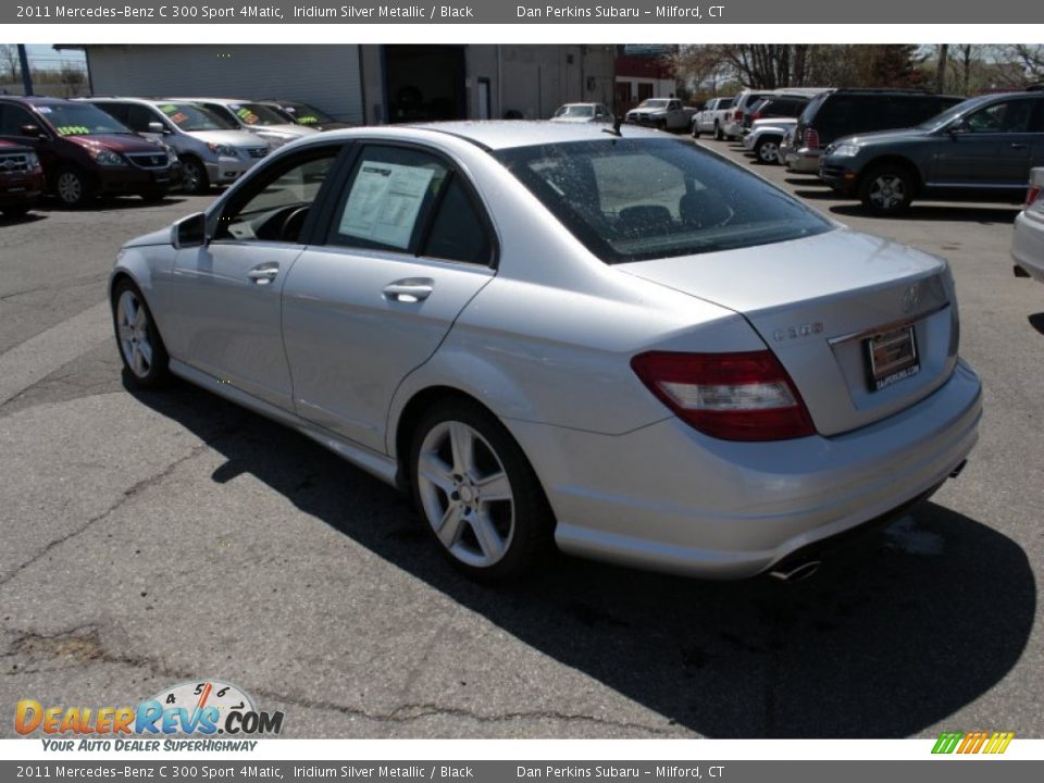 2011 Mercedes-Benz C 300 Sport 4Matic Iridium Silver Metallic / Black Photo #10