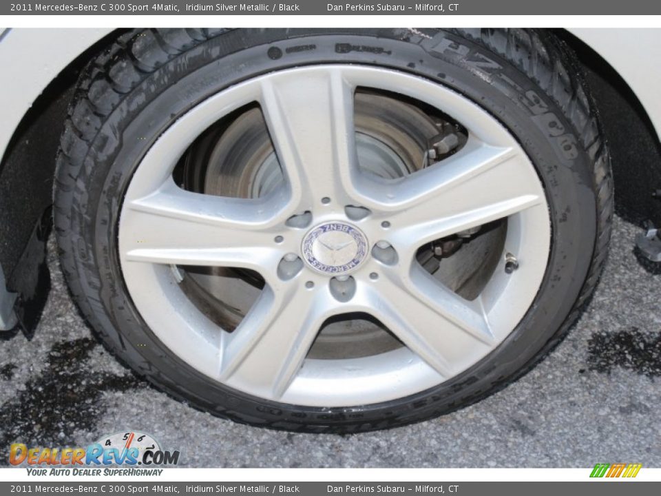 2011 Mercedes-Benz C 300 Sport 4Matic Iridium Silver Metallic / Black Photo #21
