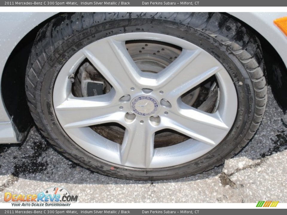 2011 Mercedes-Benz C 300 Sport 4Matic Iridium Silver Metallic / Black Photo #22