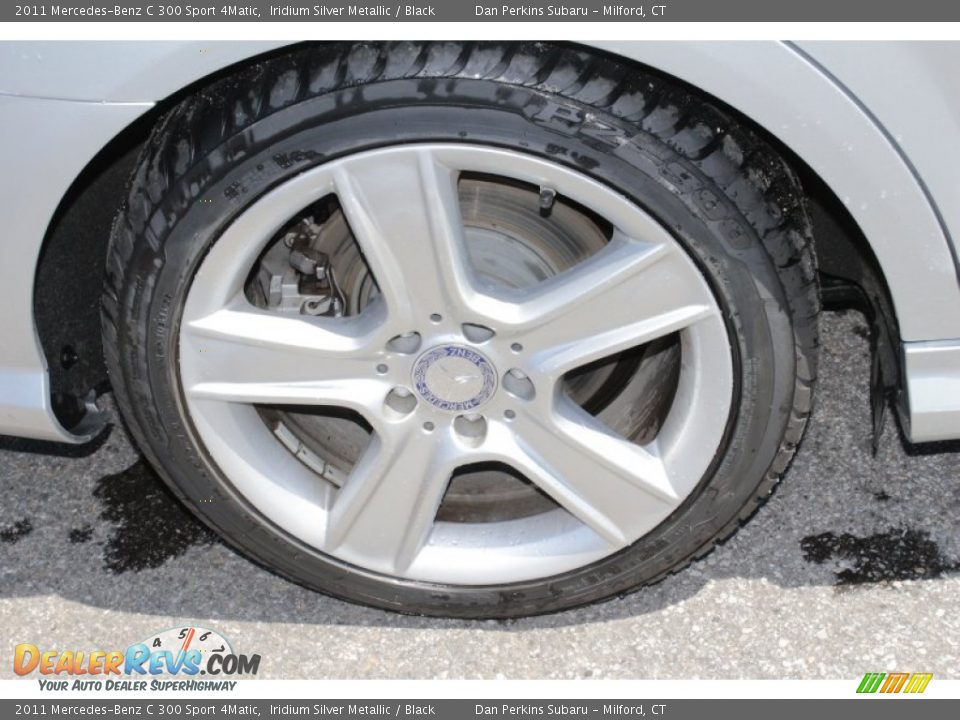 2011 Mercedes-Benz C 300 Sport 4Matic Iridium Silver Metallic / Black Photo #23