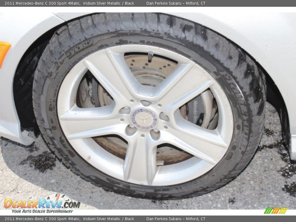 2011 Mercedes-Benz C 300 Sport 4Matic Iridium Silver Metallic / Black Photo #24