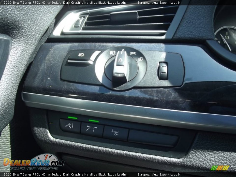 Controls of 2010 BMW 7 Series 750Li xDrive Sedan Photo #22