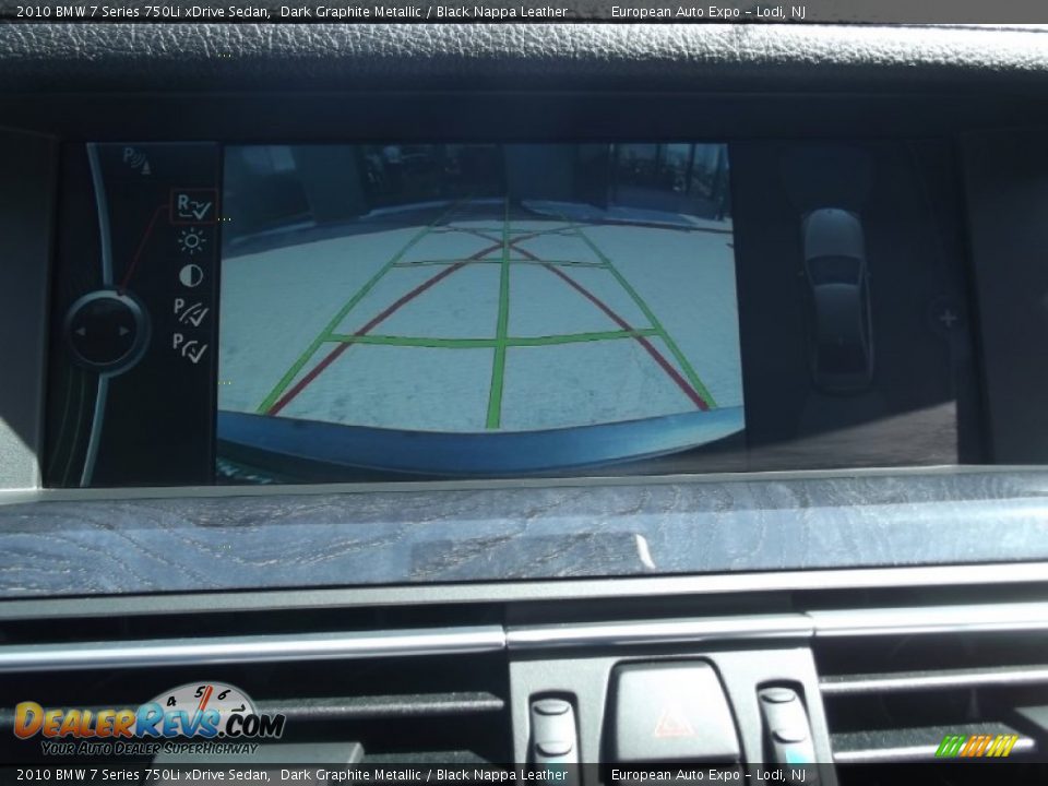2010 BMW 7 Series 750Li xDrive Sedan Dark Graphite Metallic / Black Nappa Leather Photo #26